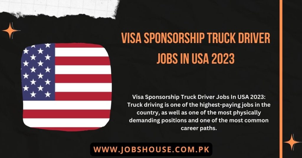 how to get truck driver job in usa